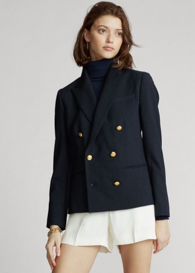 Women's Polo Ralph Lauren Stretch Wool Blazers | 372061ZKW